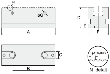 Homge Mehrfachspanner HRV flexible Abmessungen